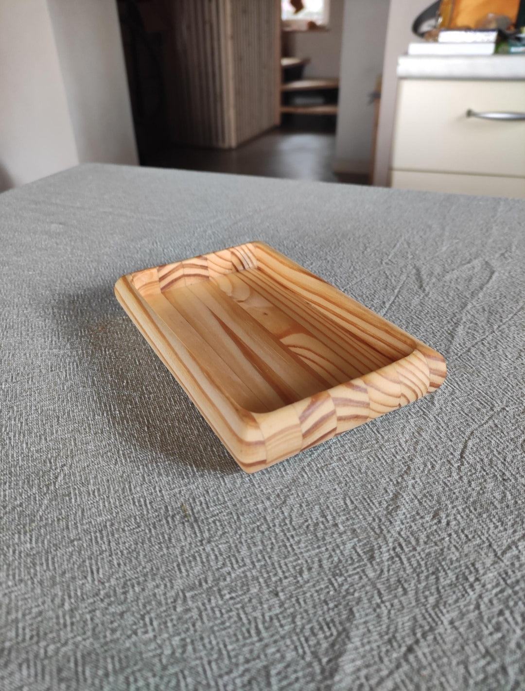 Recycled small wooden serving tray