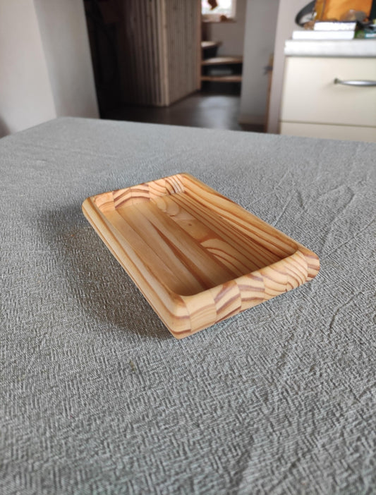 Recycled small wooden serving tray
