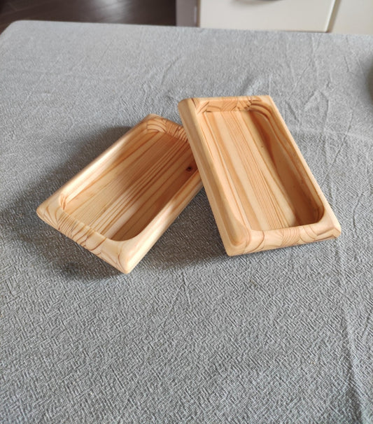 Recycled small wooden serving tray
