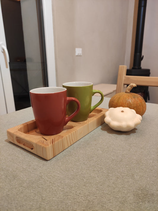 Small tea serving tray