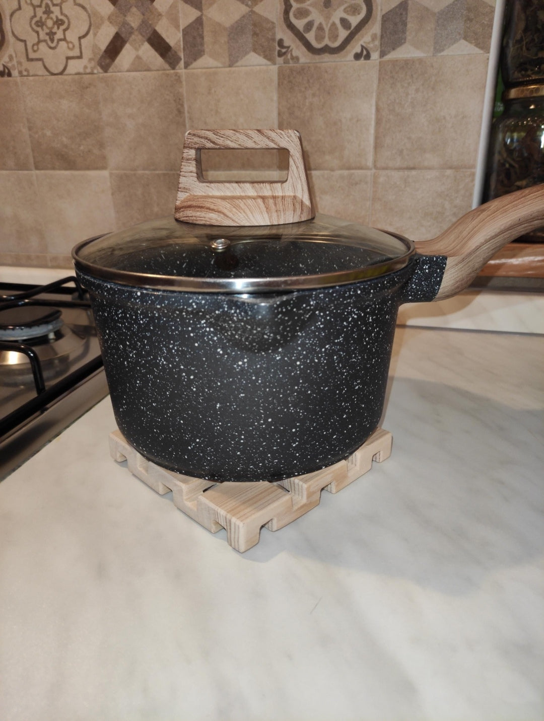Wooden trivet