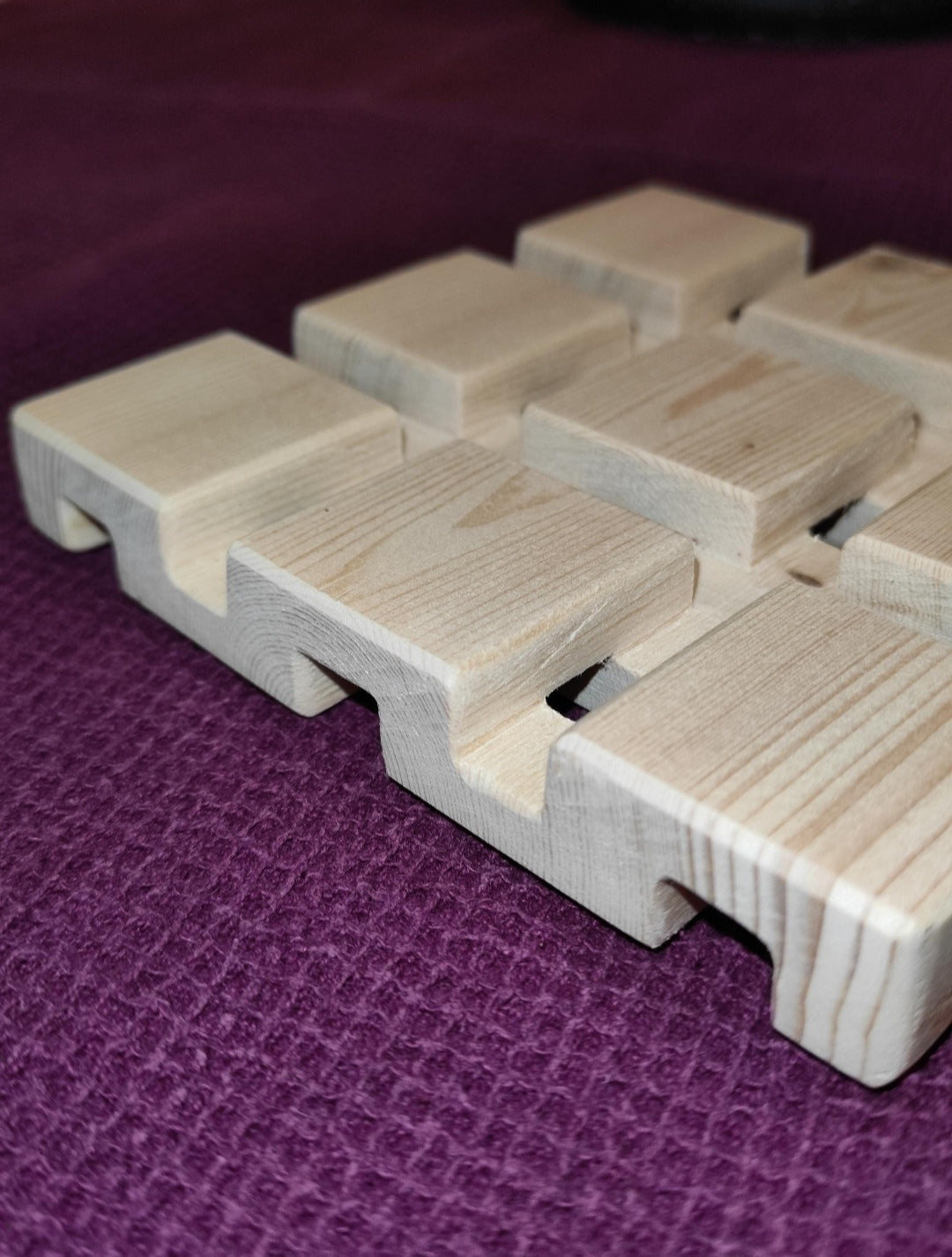Wooden trivet