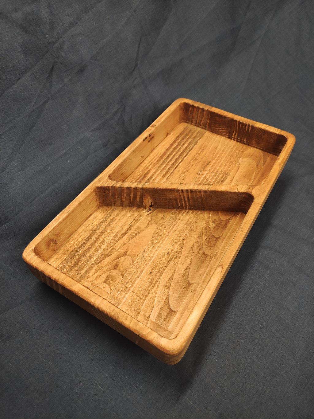Wooden tray 2 in 1 light walnut