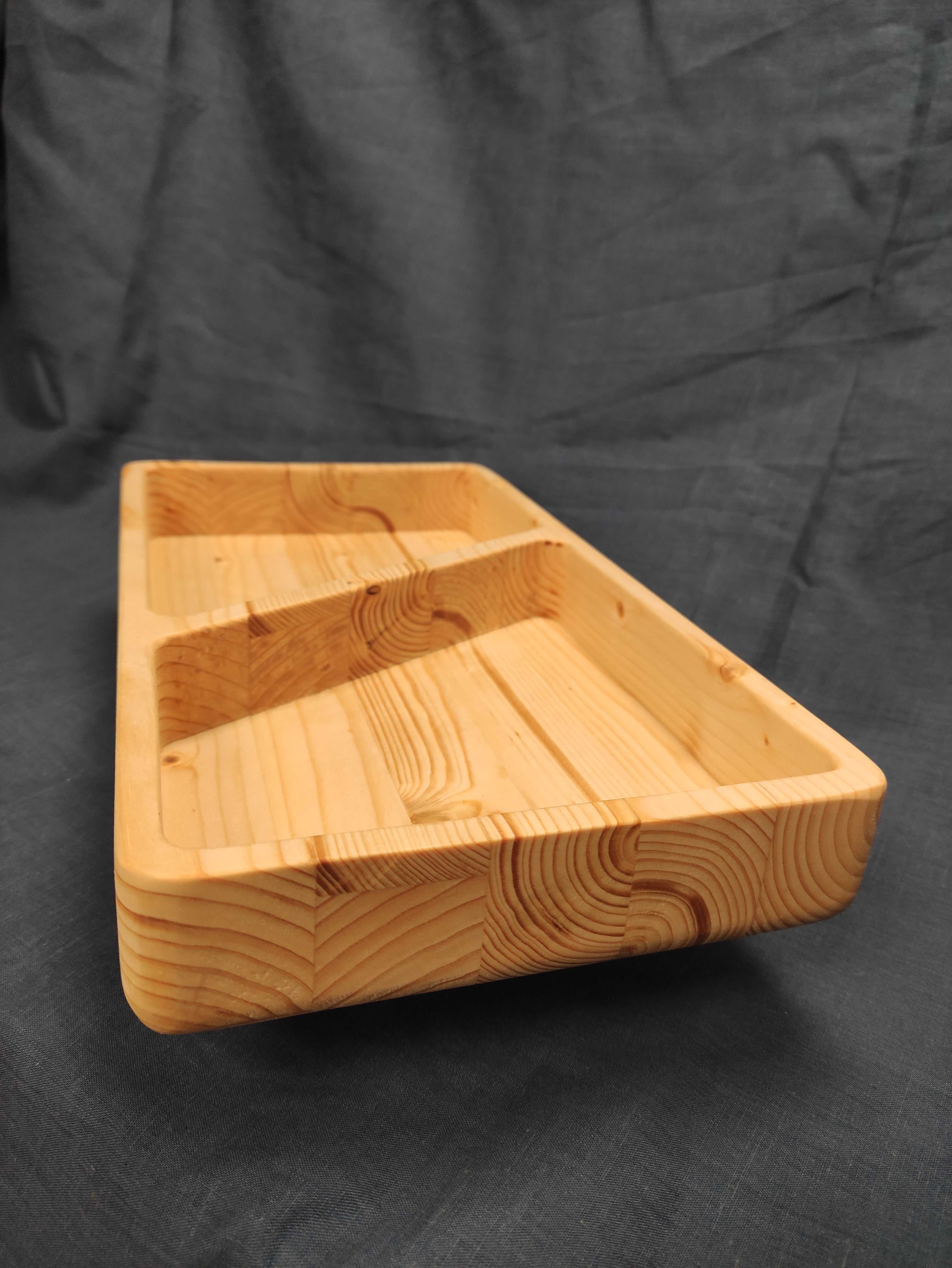 Wooden tray 2 in 1 natural