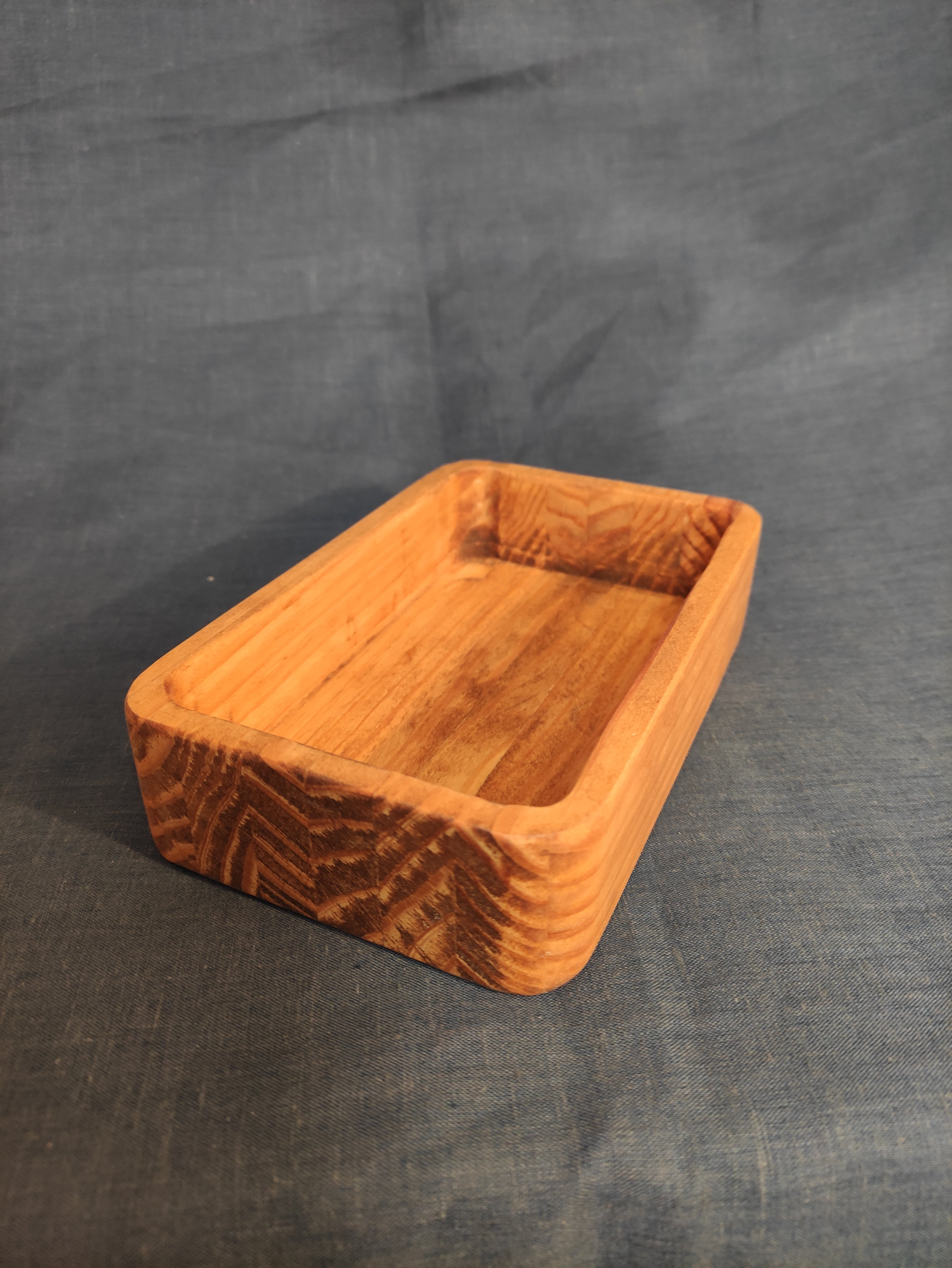 Small wooden tray
