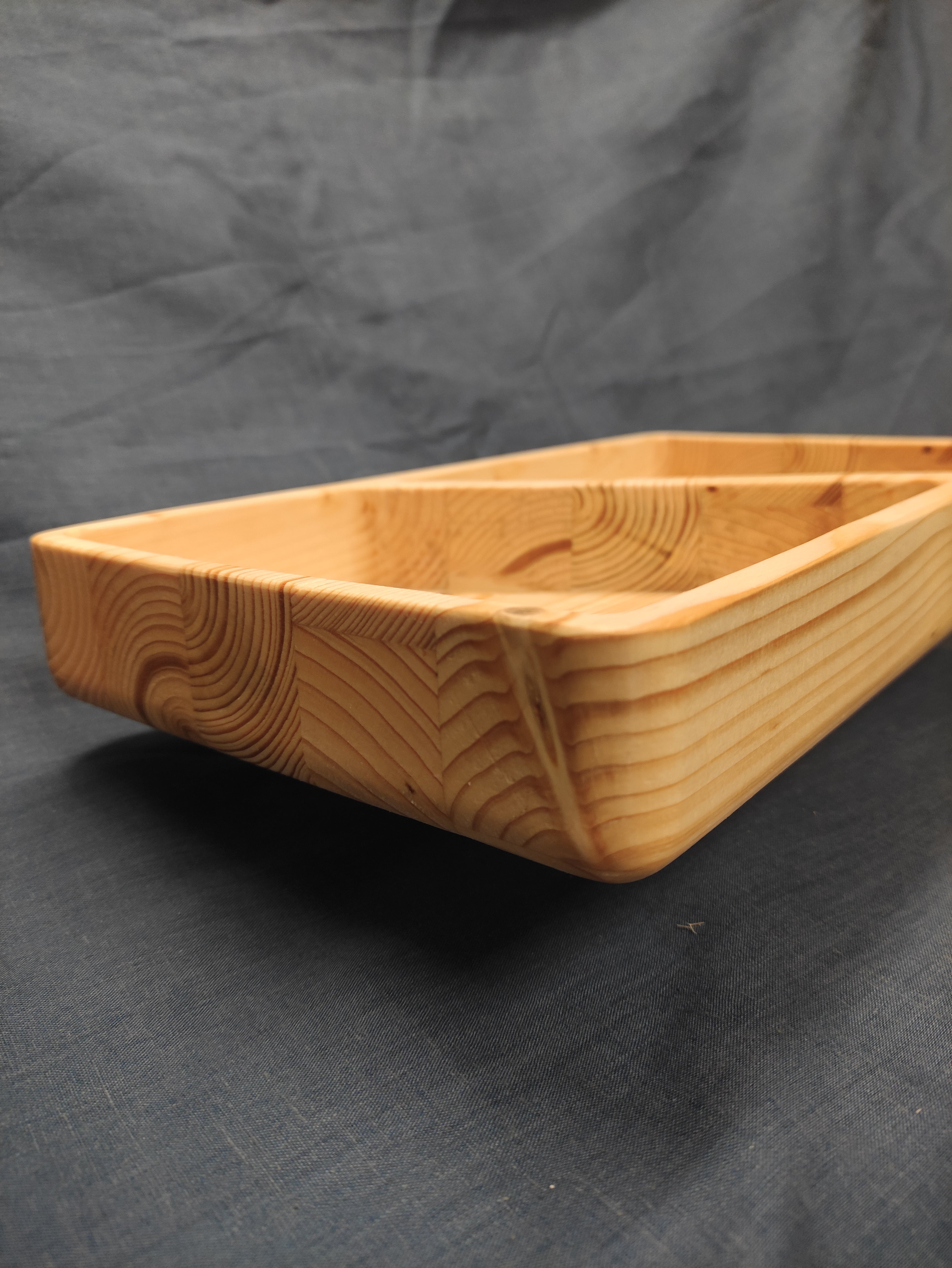Wooden tray 2 in 1 natural