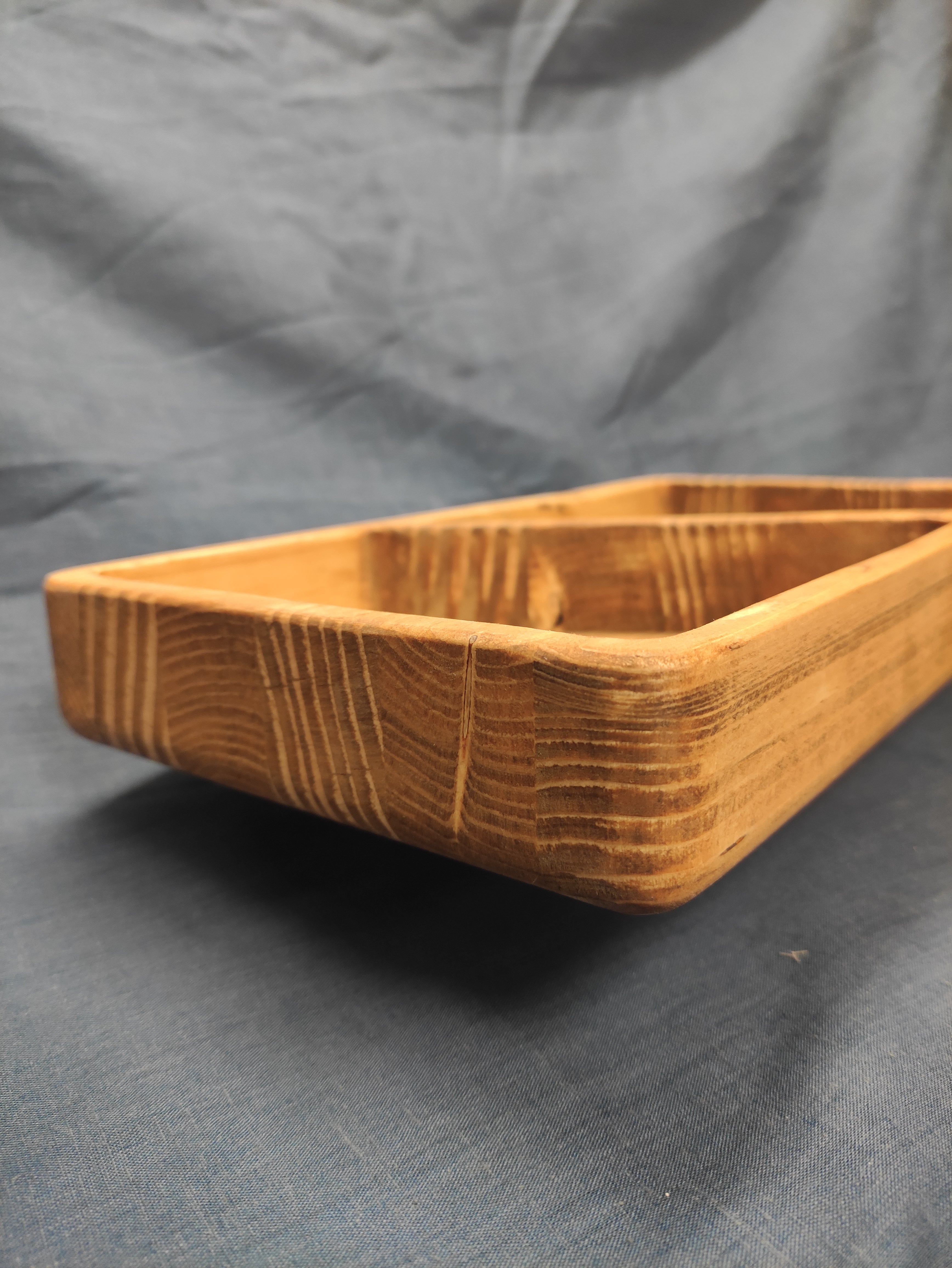 Wooden tray 2 in 1 light walnut